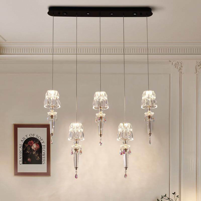 法式水晶餐吊灯艺术灯别墅大气餐桌吧台吊灯高级感茶室灯2025新款,农机/农具/农膜,播种栽苗器/地膜机,淘宝优惠券,粉丝福利购,淘宝优惠卷