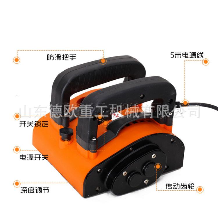 旧房改造铲墙机 小型老墙打磨机 自带收尘仓装修队施工墙体去皮机