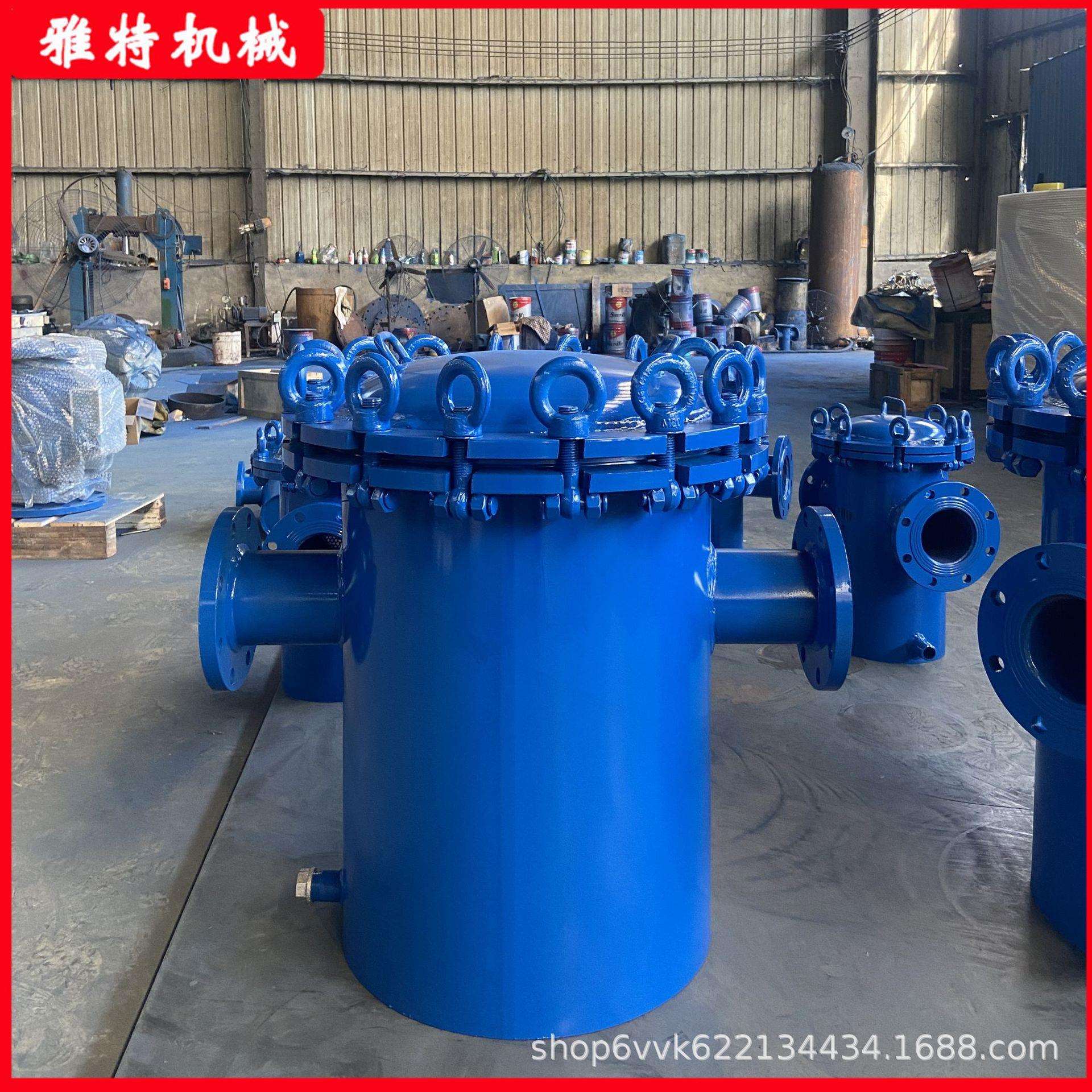 篮式过滤器304不锈钢材质可选管道除污工业污水石油毛发雨水过滤