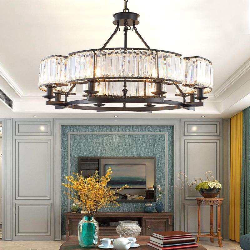美式吊灯后现代北欧轻奢水晶LED客厅灯现代简约卧室餐厅中山灯具,农机/农具/农膜,播种栽苗器/地膜机,淘宝优惠券,粉丝福利购,淘宝优惠卷