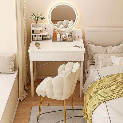 化妆桌子梳妆台小型女生卧室现代简约小户型迷你简易出租屋化妆台