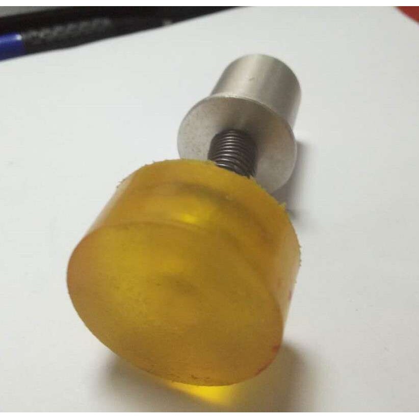 伸缩弹簧压块伸缩弹簧聚氨酯防撞头行程限位防撞胶优力胶缓冲器