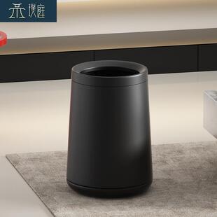 不锈钢垃圾桶家用客厅卫生间轻奢简约现代酒店客房双层高档跨境桶