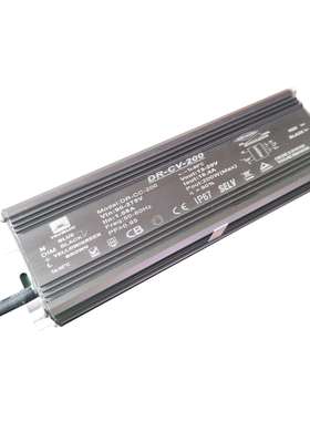 200瓦防水电源 100-277V输入 push调光开关调光 IP67 led灯具电源