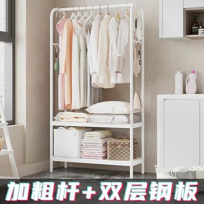 轻奢衣柜加厚卧室家用落地式衣帽架多功能收纳置物架碳钢衣橱