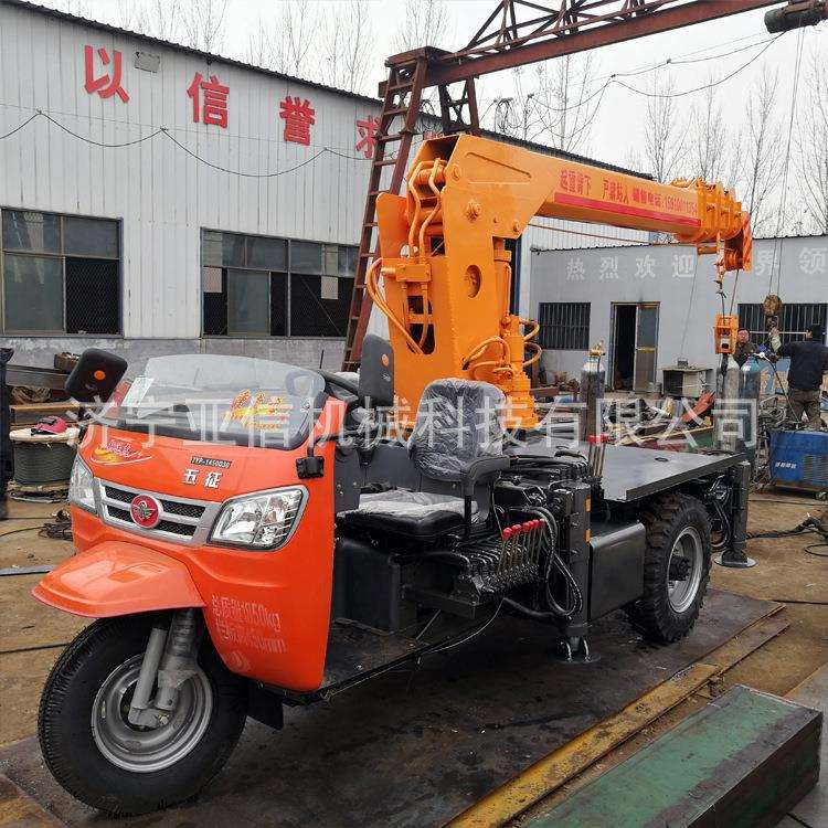 农用三轮起重机 3吨园林背树吊车 小型三轮随车吊 三轮吊车