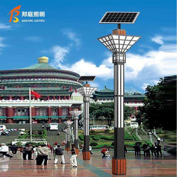 太阳能户外灯路灯庭院灯家用led超亮新款大功率防水带灯杆照明灯