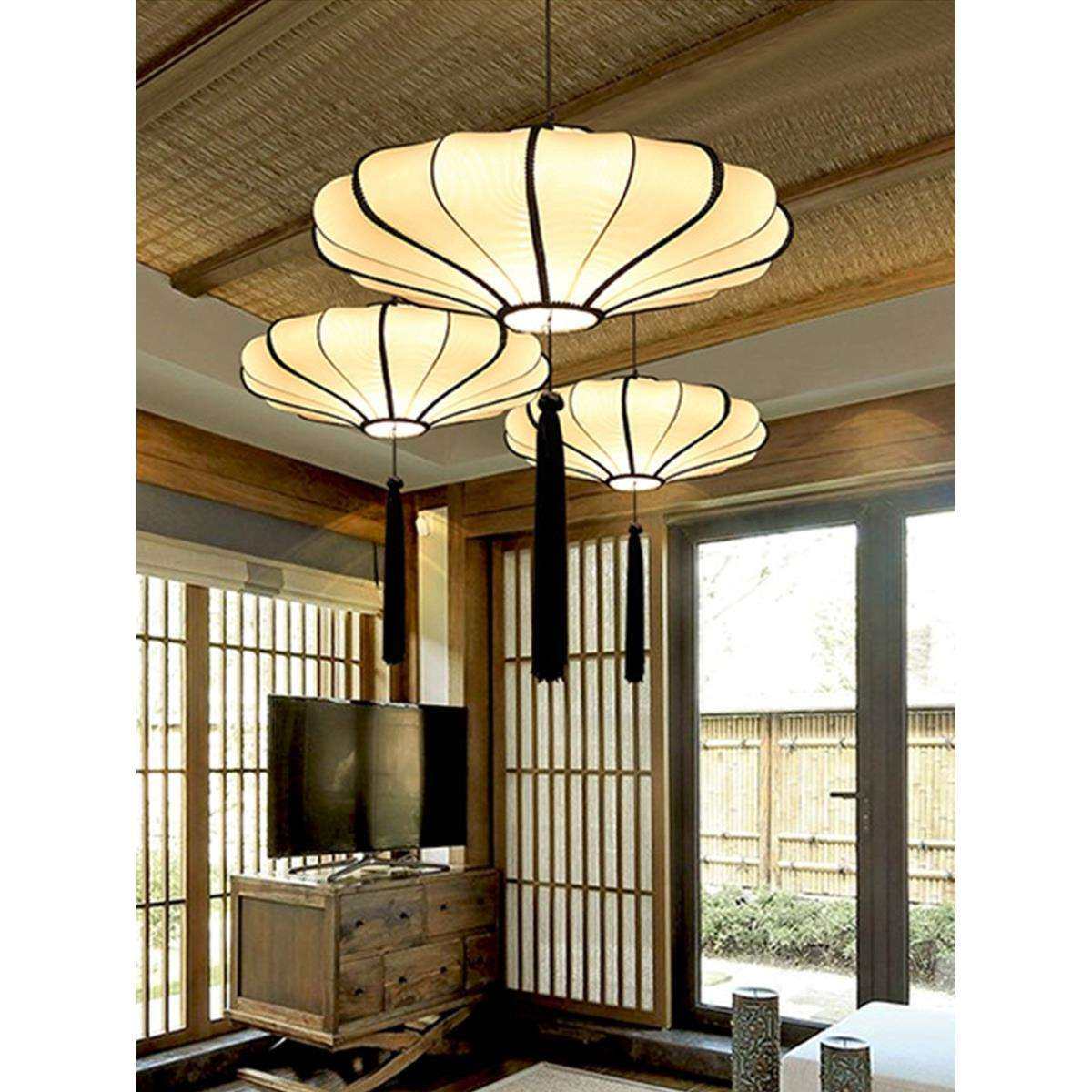 风现代新中式吊灯布艺客厅茶室火锅店餐厅茶楼饭店仿古灯笼灯,玩具/童车/益智/积木/模型,毛绒/玩偶/公仔/布艺类玩具,淘宝优惠券,粉丝福利购,淘宝优惠卷