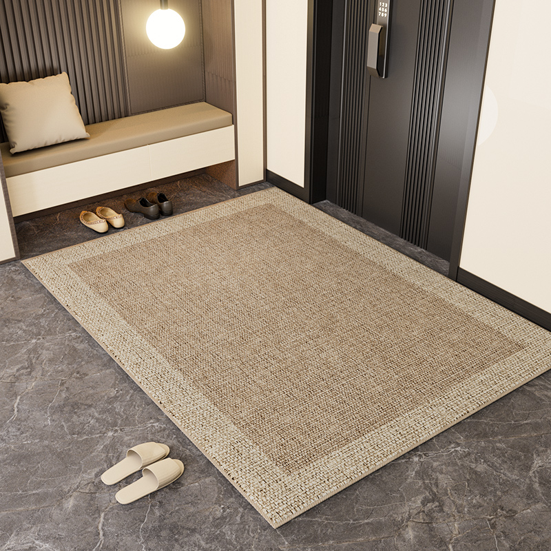 青彩季圈绒防滑耐用门垫