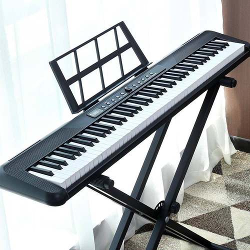 88键电子琴学生便携乐器初学入门电子琴智能电钢琴家用款电子钢琴