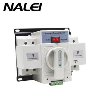 230V微断型迷你型双电源自动转换开关NLQ1 2P63A白色英文ATS