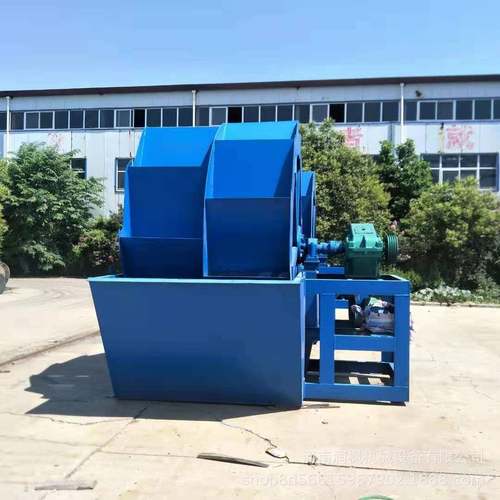 轮式洗砂机水轮洗砂机三槽洗沙机产量大四轮洗砂机