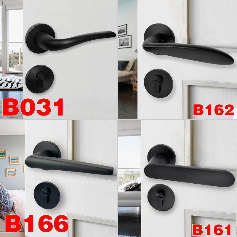 静音分体门锁卧室室内门锁房门锁房间门锁实木门把手磁吸执手锁具