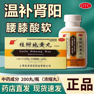 上龙桂附地黄丸上海宝龙浓缩丸金匮肾气血府逐瘀桂附理中丸仲景