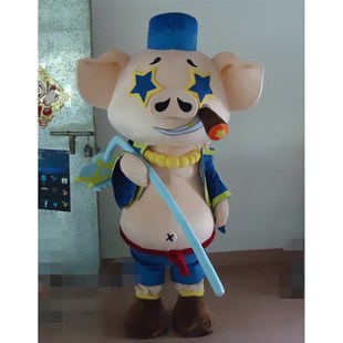 动漫网红表演猪八戒头套演出巡演卡通人偶布偶装扮衣服装布偶定制