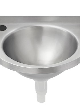 墙生巴督 小户型304不锈钢洗手盆挂式洗65843脸盆卫Y间面盆小台号