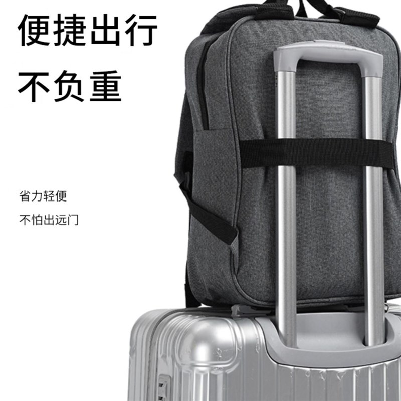 笔记本电b脑专用背包女16寸电脑包15.6寸双肩可挂行李箱带电脑夹