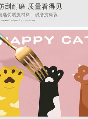 20脑24款学生书桌垫防水桌防油免洗卡通面垫子电20220302垫新写字