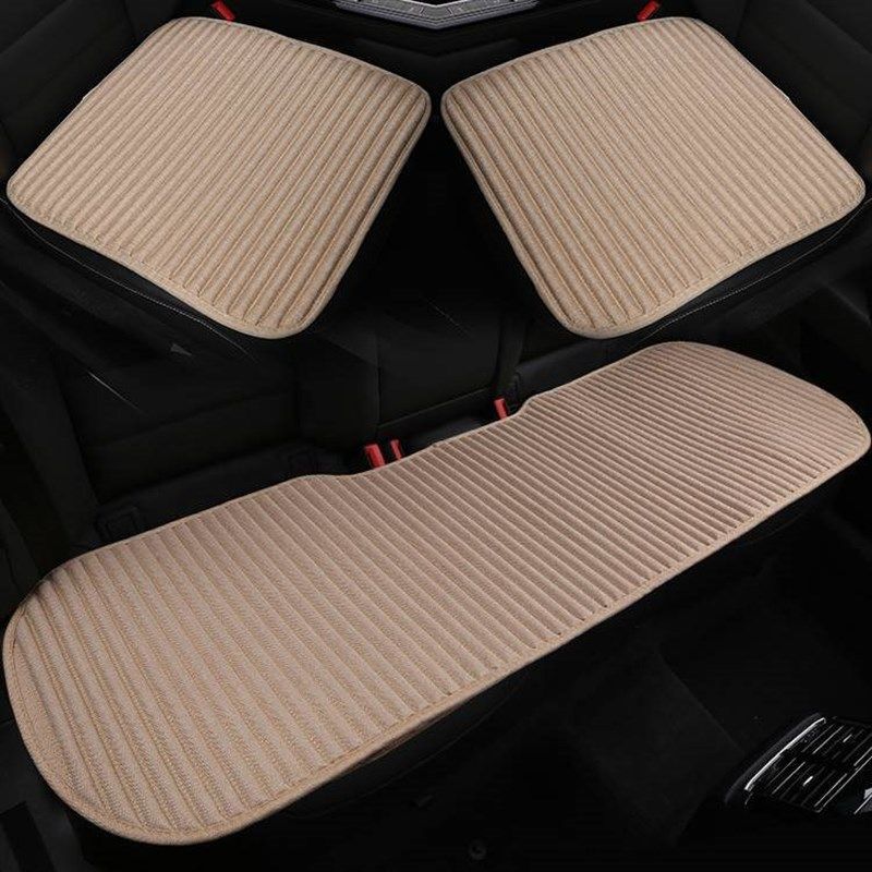 汽车坐垫单片夏季亚麻无靠背凉垫屁屁垫子四季通用座垫车垫三件套,汽车用品/电子/清洗/改装,通用座套/座垫,淘宝优惠券,粉丝福利购,淘宝优惠卷