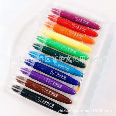 爱好新款OP641系列水溶焕彩棒 旋转式蜡笔 绘画4合1 超顺滑可水洗