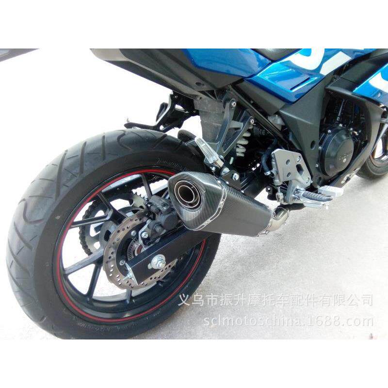 摩托车配件 适用于GSX250R改装排气管 gsxr650全碳纤维天蝎消声器