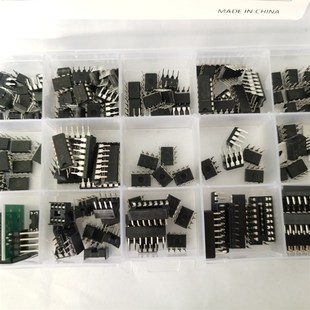 150片运放振荡器定时器光耦 IC芯片分类运算放大器PC817-JRC4558