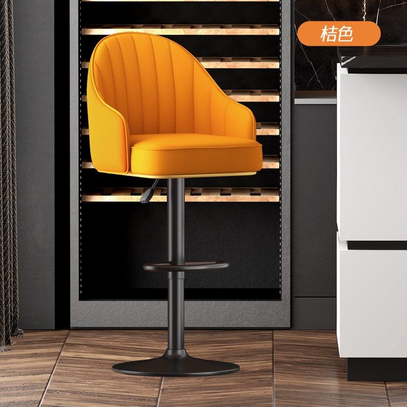 轻奢吧台椅升降旋转现代简约高脚凳子家用酒吧前台感靠背吧椅,住宅家具,电脑桌,淘宝优惠券,粉丝福利购,淘宝优惠卷