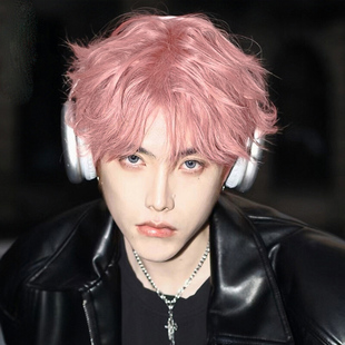 假发男短直发米j白金色潮流炫酷男生韩版短发自然蓬松显脸小全头