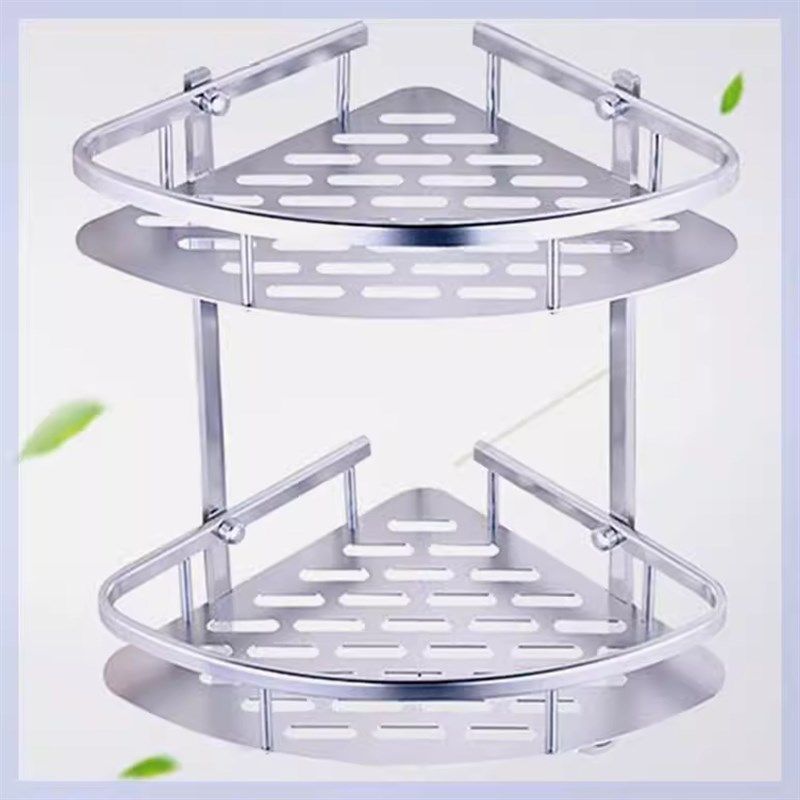 打孔式卫生间三角置物架厨房洗澡间厕所浴室三脚架收纳架墙上壁挂,家装主材,浴室角架,淘宝优惠券,粉丝福利购,淘宝优惠卷