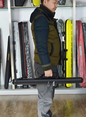 肯格鲁硬壳渔具包竿包6p0cm/125cm防水筏钓杆包短节专用路亚鱼竿