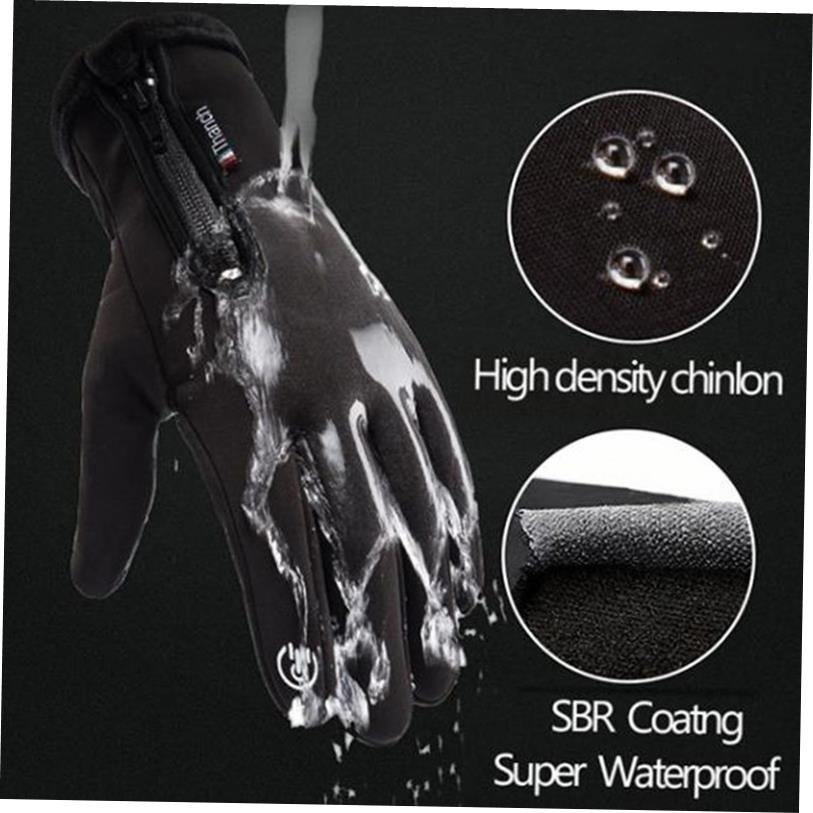 WINTER GLOVES WATERPROOF THERMAL TOUCH SCREEN WINDPROOF GLOVES