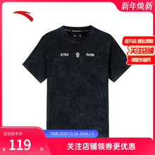 安踏凯里·欧文系列丨美式复古潮流印花短袖t恤男女同款172521120
