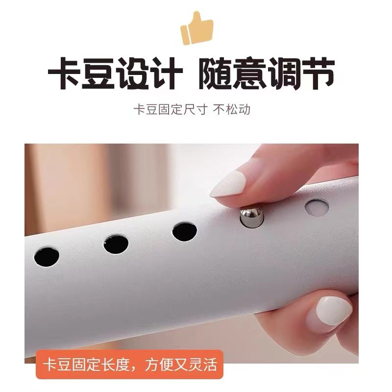 免打孔伸缩c杆晾衣杆阳台晾衣架不锈钢窗帘挂杆撑杆收缩杆浴帘杆