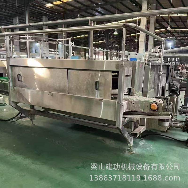 二手21×2.6米喷淋杀菌 喷淋式巴氏杀菌设备 瓶装饮料杀菌冷却机