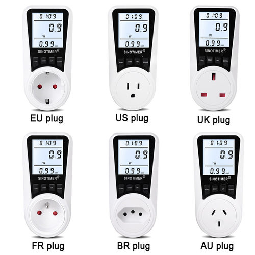 DDS109L背光家用智能电能表功率电压电流计费计量插座Power Meter