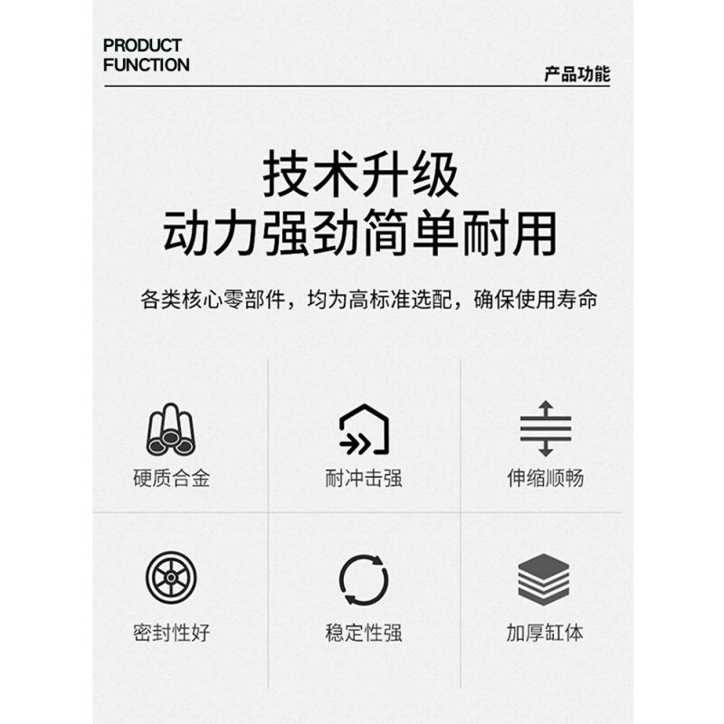 TN10双轴25双杆16大推力32气缸TDA20小型气动40长行程X10X15X20