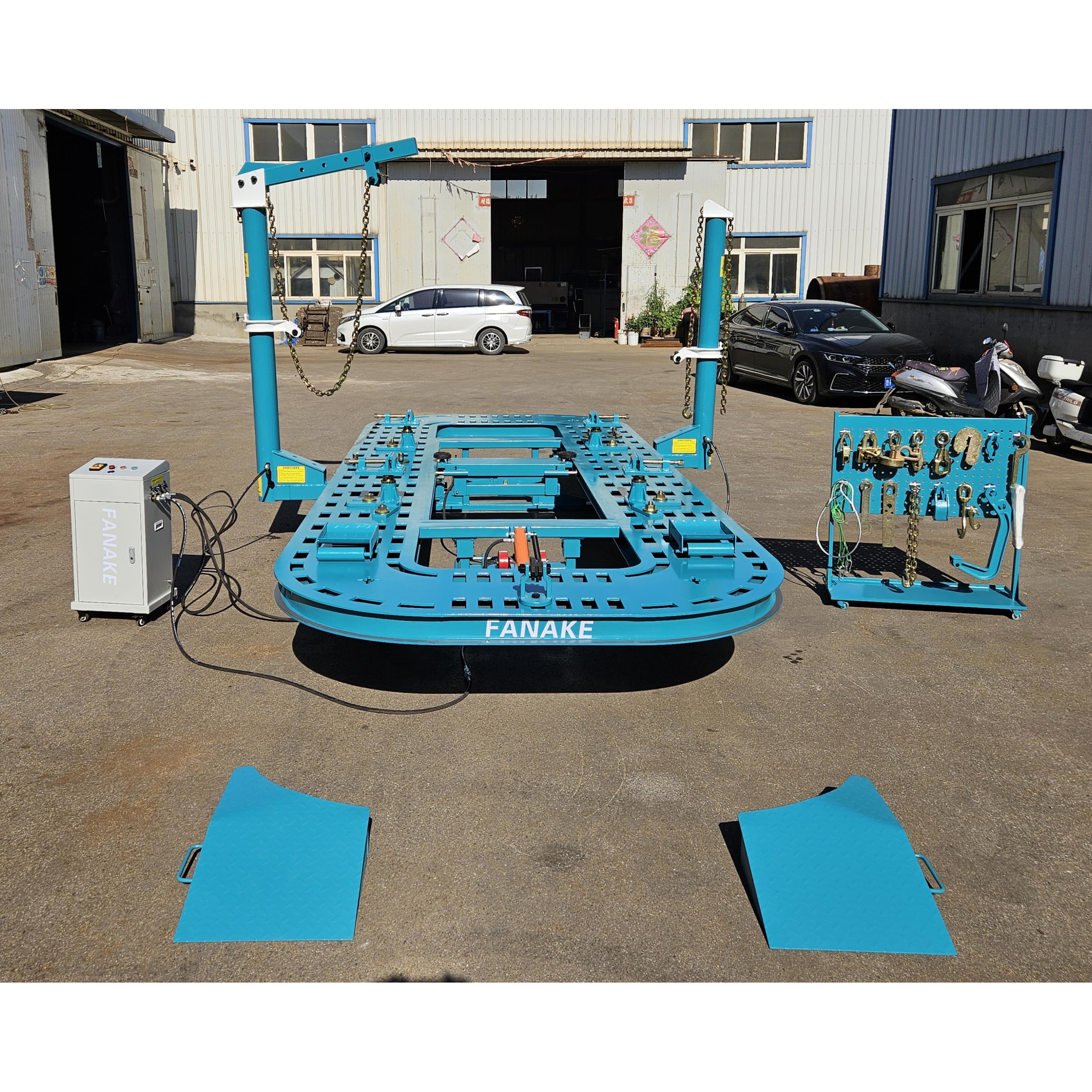 汽车大梁校正仪锰钢板钣金车身凹陷修复平台方孔五排孔厂家直销