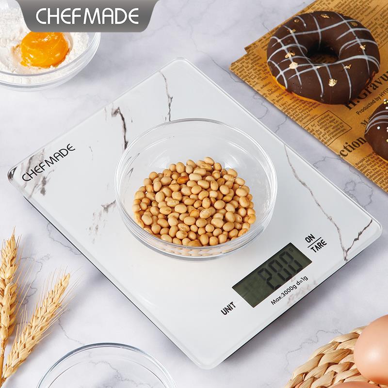 学厨小型电子秤0.1g克高精度烘焙专用秤家用水果食物称厨房专用称