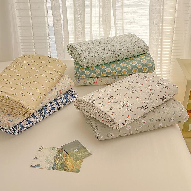 花花造梦 ins风春日小碎花合辑全棉床单纯棉床笠单双人单件可定制