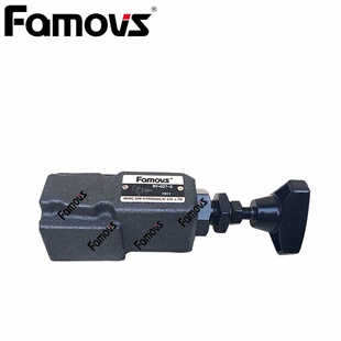 RV-01T-3台湾Famovs管式溢流阀调压阀安全阀PT1/8低压力70-210kg
