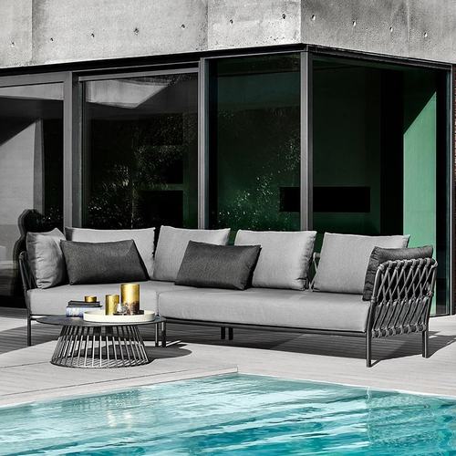 沃登家具设计师样板户外编藤沙发别墅泳池花园民宿藤沙发组合藤艺