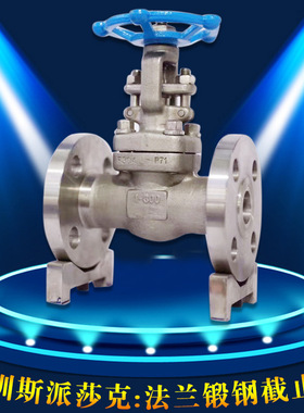 304316L A105法兰高温高压锻钢截止阀25MPA J61Y DN15 20 32 4050