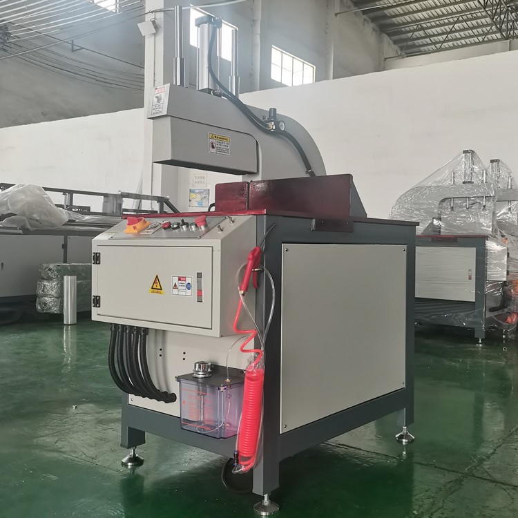 铝型材气动半自动90度铝材铝合金散热器片型材切割机断料锯门窗