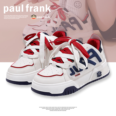 大嘴猴爆款小众百搭厚底板鞋情侣