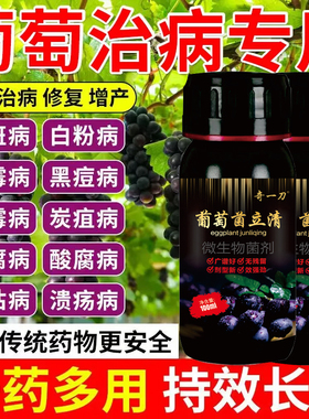 【治疗+预防】 葡萄树专用药病全治真菌细菌病毒霜霉病葡萄菌立清