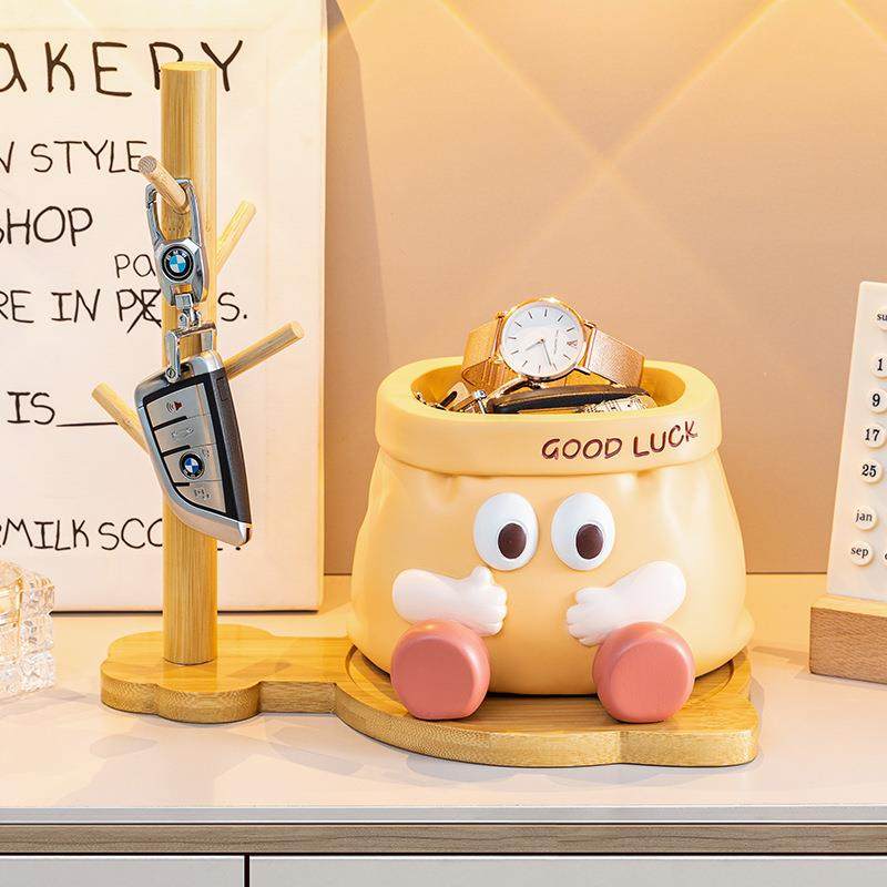 创意摆件仿纸袋树脂杂物整理玄关收纳装饰 家居茶几客厅桌面摆件,家居饰品,装饰摆件,淘宝优惠券,粉丝福利购,淘宝优惠卷