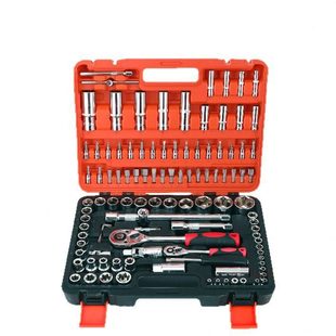 家用工具箱轴承 1套筒一整套108件修车专用工具工业级棘轮扳手套装