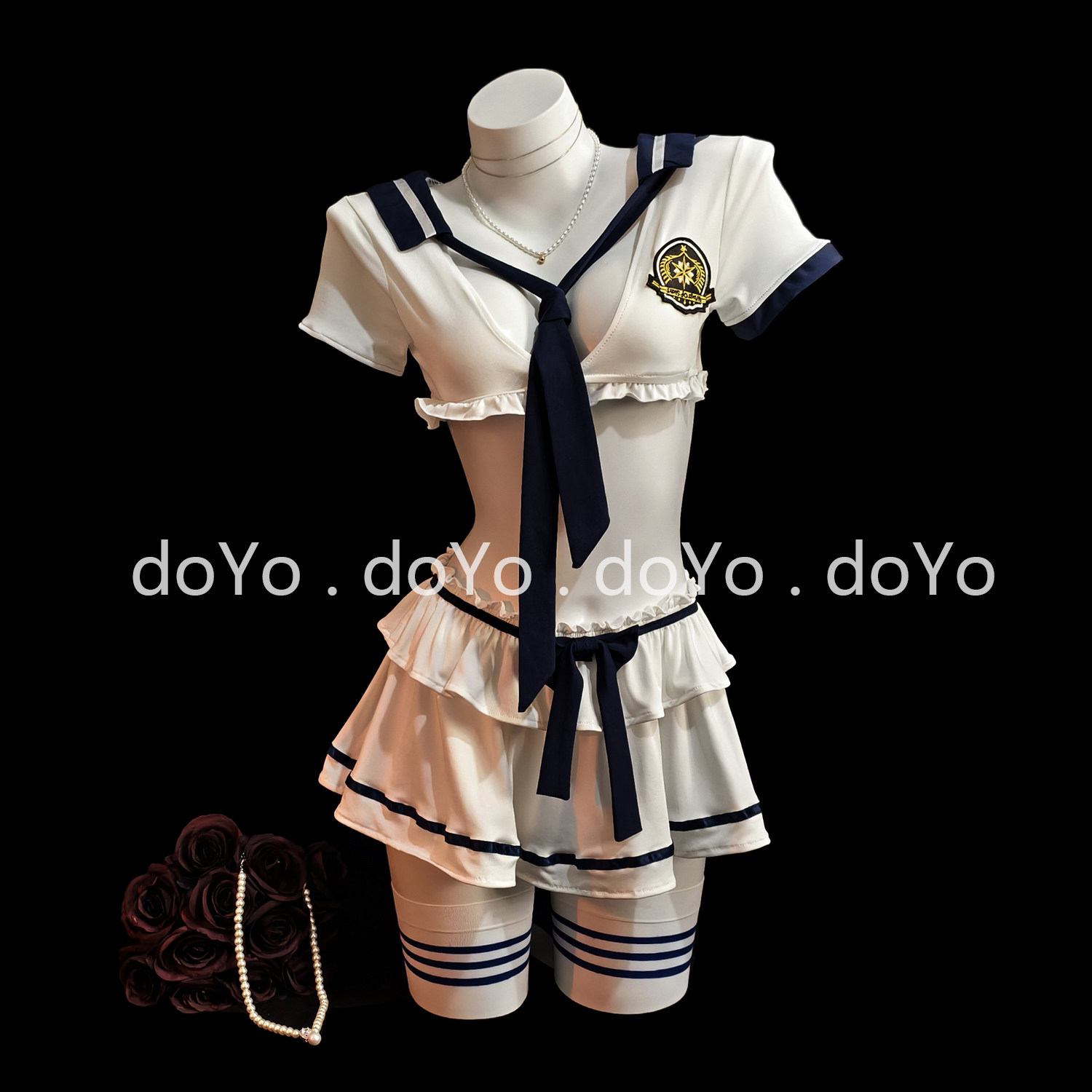 doYo情趣内衣性感JK水手服诱惑装制服小胸羞耻风纯欲战袍人妻qqny