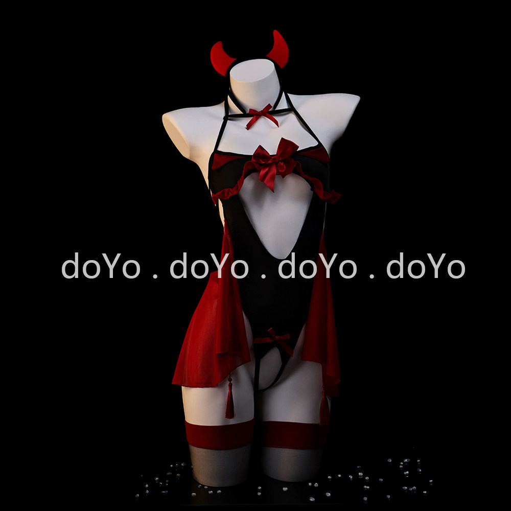 doYo情趣内衣2025新款性感开裆小胸红色战袍大尺度制服睡衣qqny女