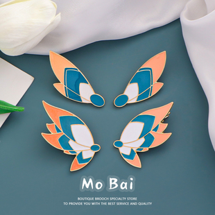 sky光遇同款发夹边夹风行翅膀一对卡通日系可爱女学生光遇cos头饰